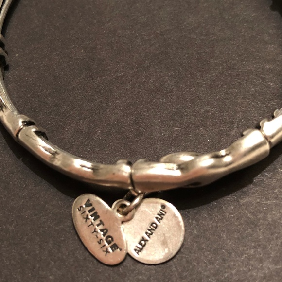 Alex and Ani Rocker Beaded Bangle - Picture 7 of 7